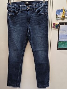 PAIGE Men’s Slim Straight Dark Indigo Jeans
